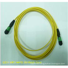 Sm Fiber Optic MPO-MPO Patch Cord